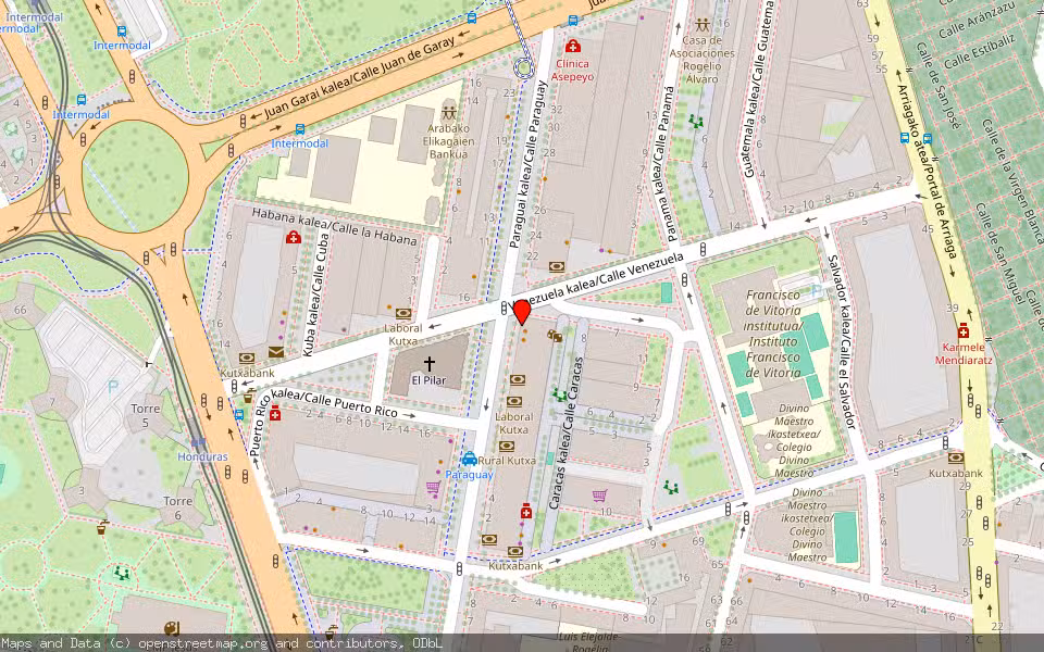 Mapa de Subasta Inmueble (Vivienda) en Vitoria-gasteiz, Araba/Álava