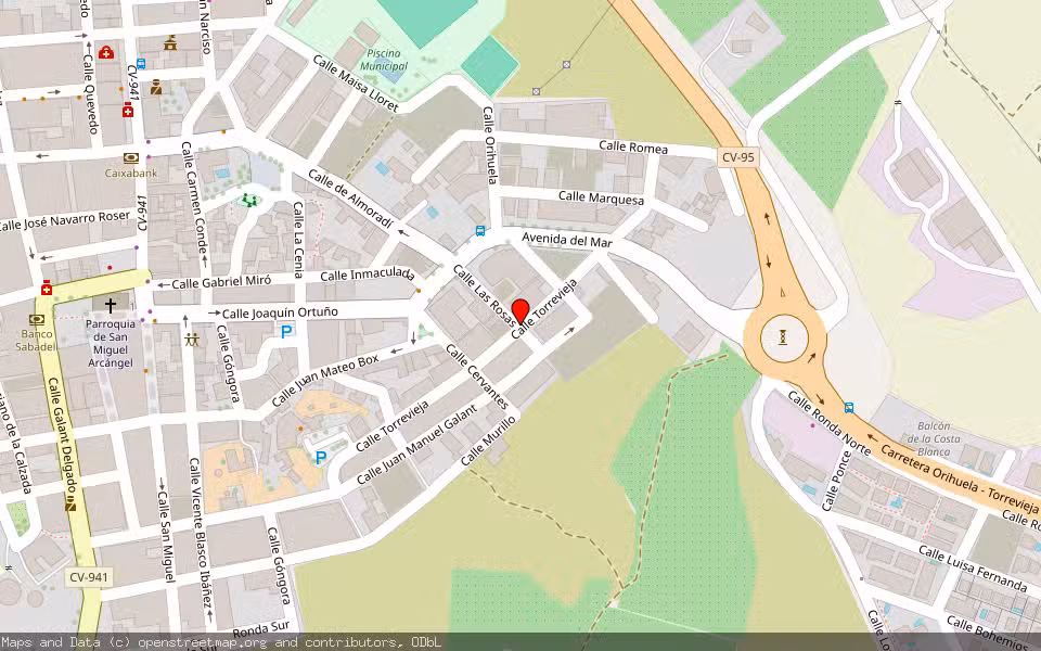 Mapa de Subasta Inmueble (Garaje) en San Miguel De Salinas, Alicante/Alacant