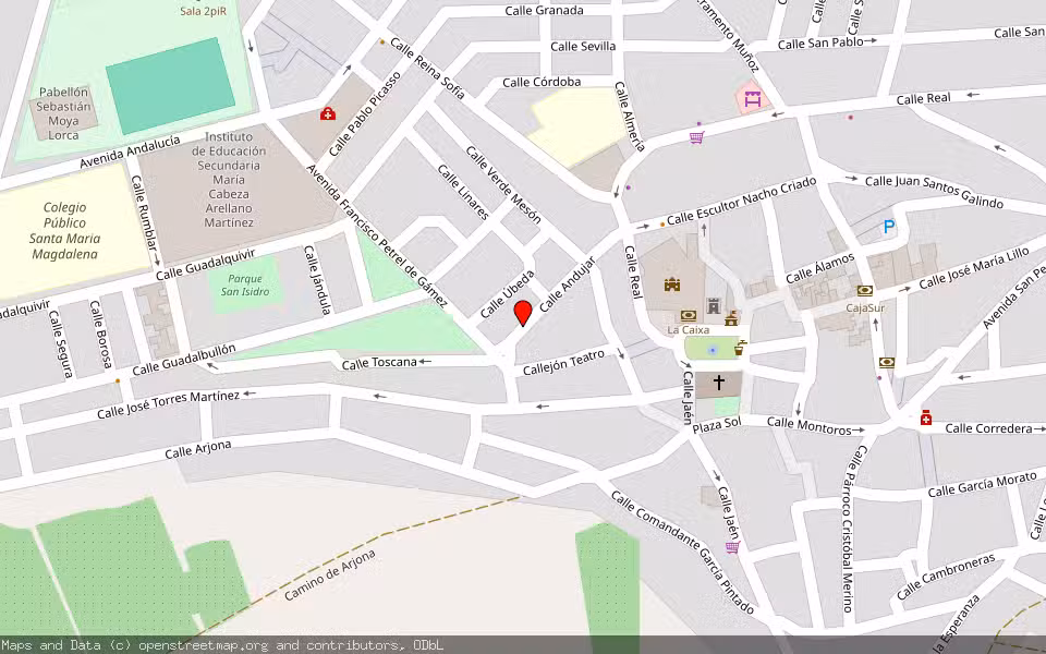 Mapa de Subasta Inmueble (Finca rústica) en Andujar, Jaén