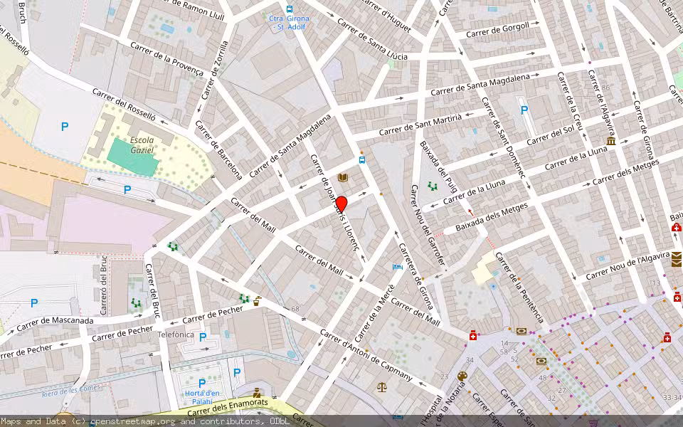 Mapa de Subasta Inmueble (Vivienda) en Sant Feliu De Guíxols, Girona