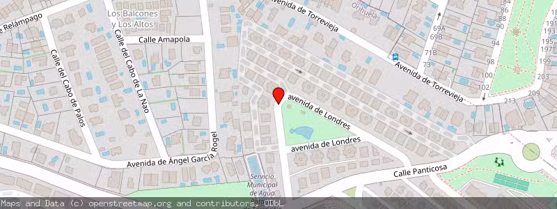 Mapa de Subasta de Inmueble (Vivienda) en Orihuela, Alicante 