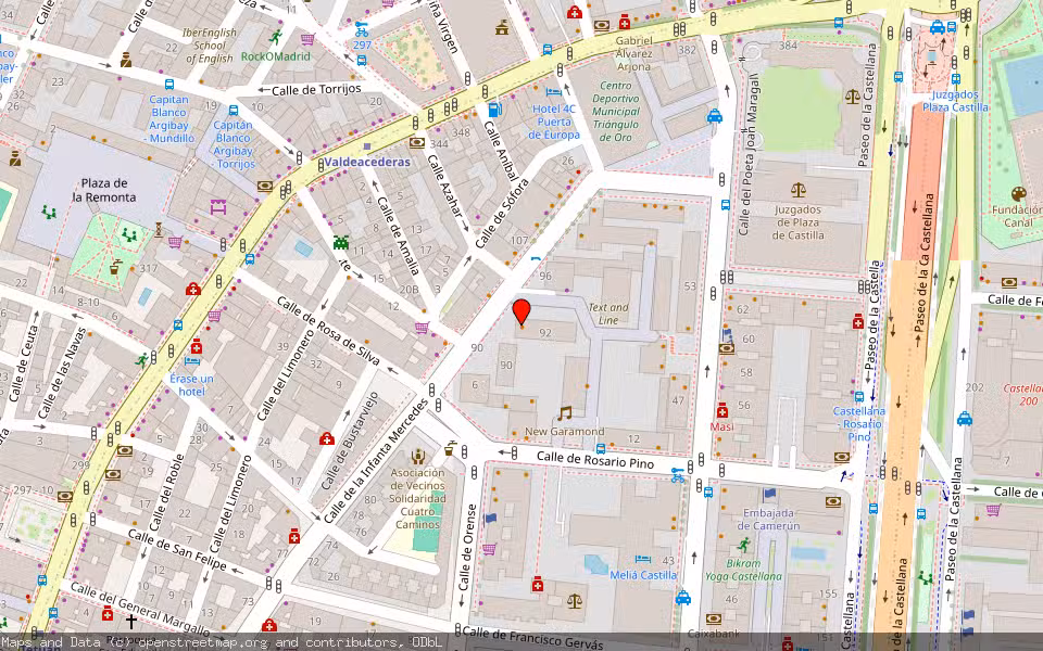 Mapa de Subasta Inmueble (Local comercial) en Madrid