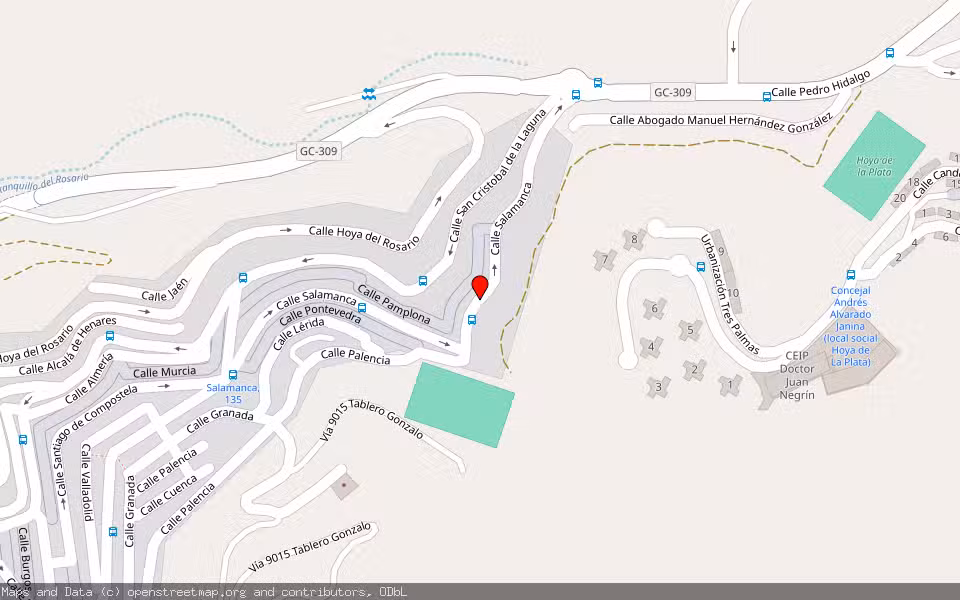 Mapa de Subasta Inmueble (Vivienda) en Las Palmas De Gran Canaria, Las Palmas