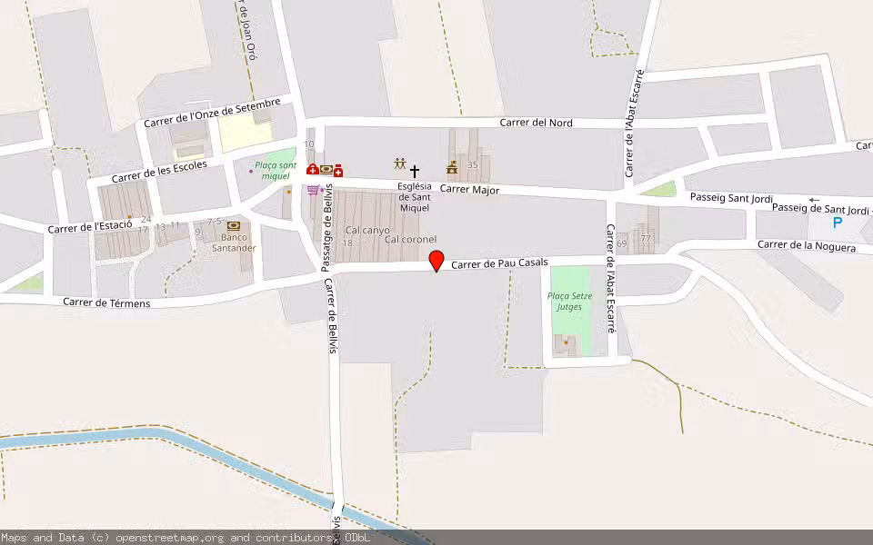 Mapa de Subasta Inmueble (Vivienda) en Vallfogona De Balaguer, Lleida