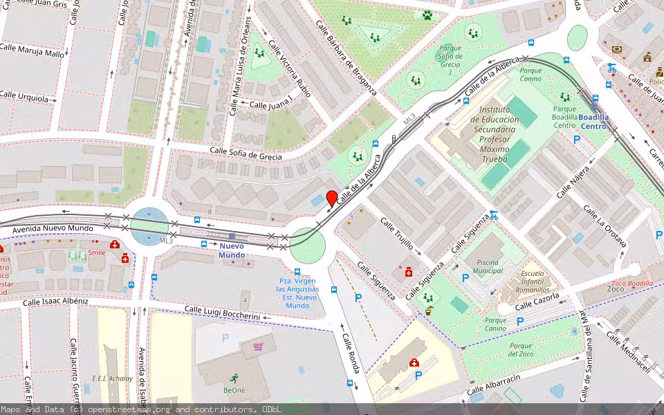 Mapa de Subasta Inmueble (Garaje) en Boadilla Del Monte, Madrid