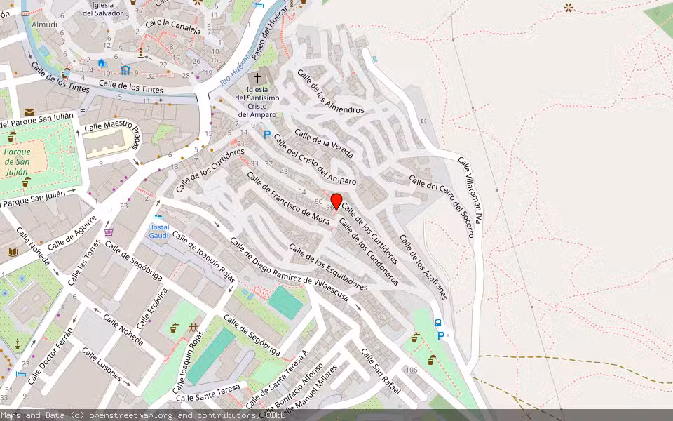 Mapa de Subasta Inmueble (Local comercial) en Ciuenca, Cuenca