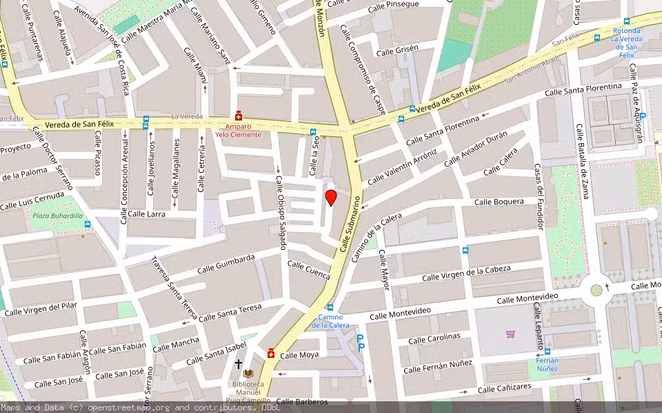 Mapa de Subasta Inmueble (Local comercial) en Cartagena, Murcia