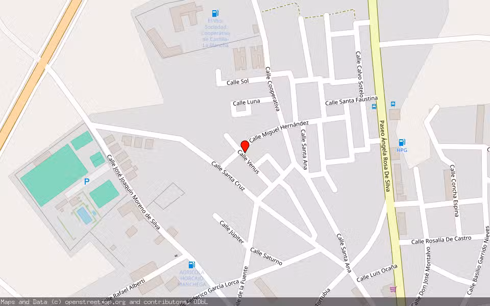 Mapa de Subasta Inmueble (Solar) en Horcajo De Santiago, Cuenca