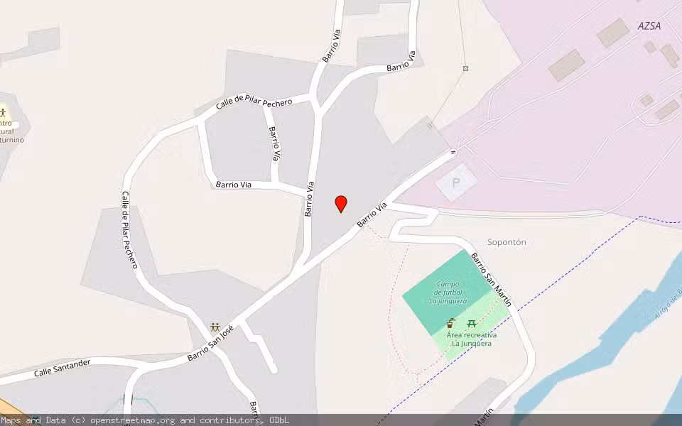 Mapa de Subasta Inmueble (Vivienda) en Hinojedo (suances), Cantabria