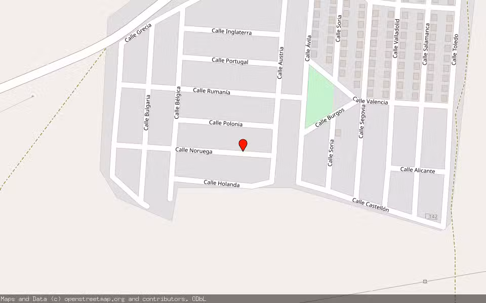 Mapa de Subasta Inmueble (Vivienda) en Chozas De Canales, Toledo