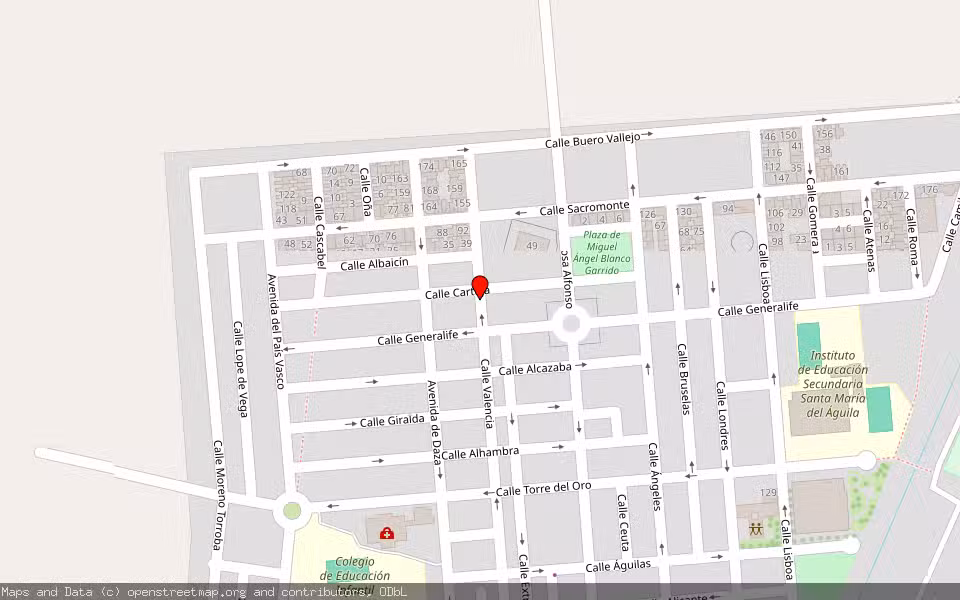 Mapa de Subasta Inmueble (Vivienda) en El Ejido, Almería