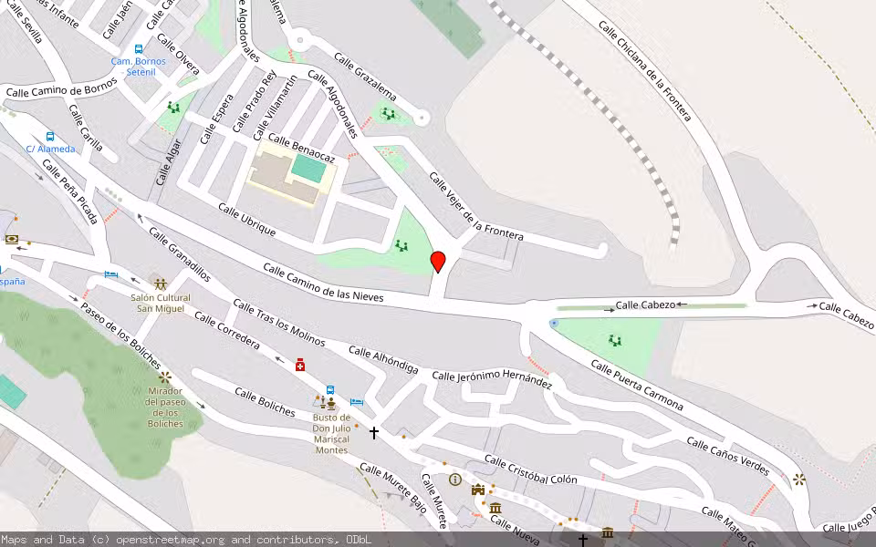 Mapa de Subasta Inmueble (Vivienda) en Arcos De La Frontera, Cádiz