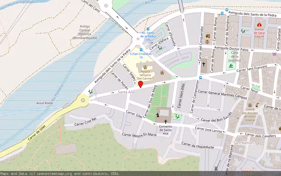 Mapa de Subasta Inmueble (Vivienda) en Sagunt, Valencia/València