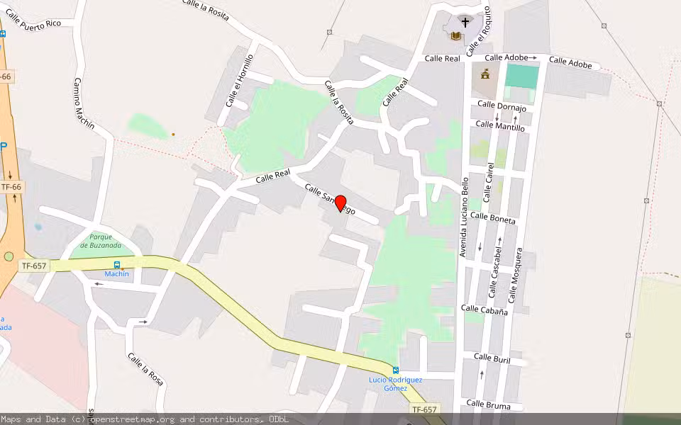 Mapa de Subasta Inmueble (Vivienda) en Buzanada, Arona, Santa Cruz de Tenerife