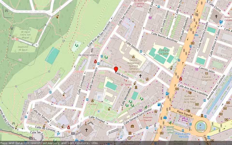 Mapa de Subasta Inmueble (Vivienda) en Burgos