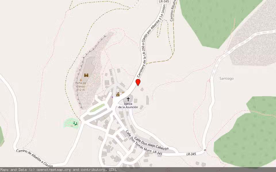 Mapa de Subasta Inmueble (Finca rústica) en Ribafrecha, La Rioja