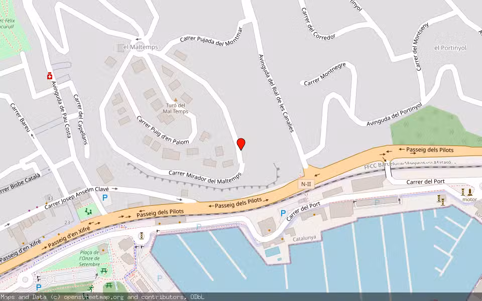 Mapa de Subasta Inmueble (Vivienda) en Arenys De Mar, Barcelona