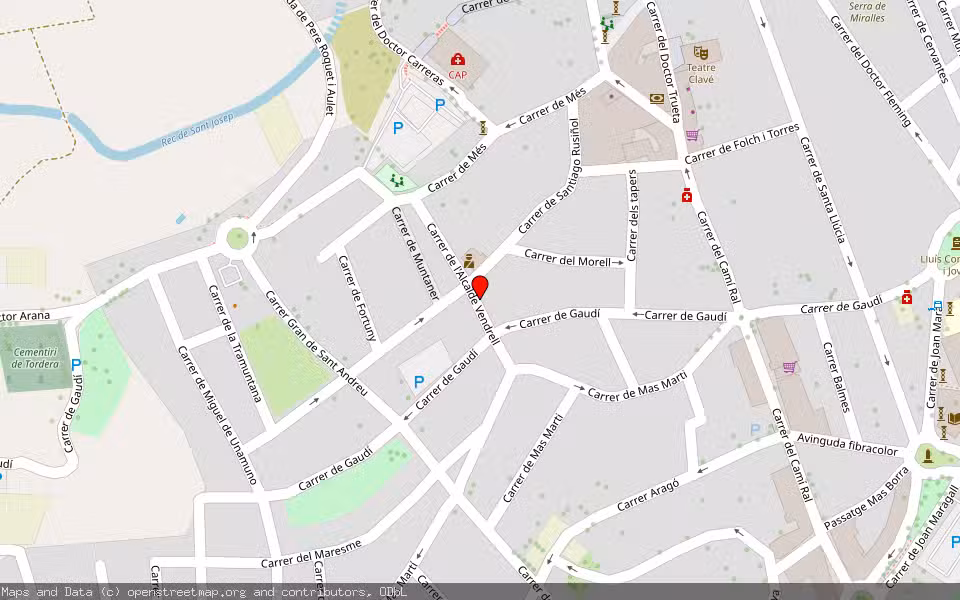 Mapa de Subasta Inmueble (Vivienda) en Tordera, Barcelona