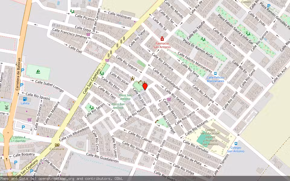 Mapa de Subasta Inmueble (Vivienda) en Torre-pacheco, Murcia