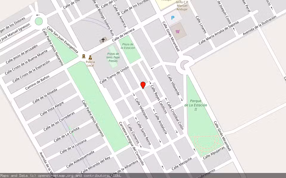 Mapa de Subasta Inmueble (Vivienda) en La Carolina, Jaén