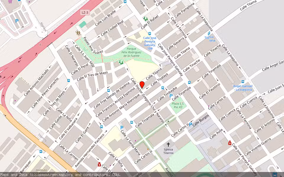 Mapa de Subasta Inmueble (Vivienda) en Arrecife, Las Palmas