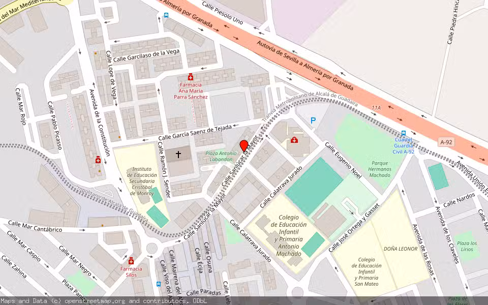 Mapa de Subasta Inmueble (Local comercial) en Alcala De Guadaira, Sevilla