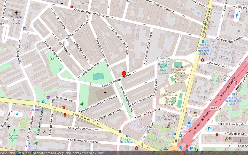 Mapa de Subasta Inmueble (Vivienda) en Madrid