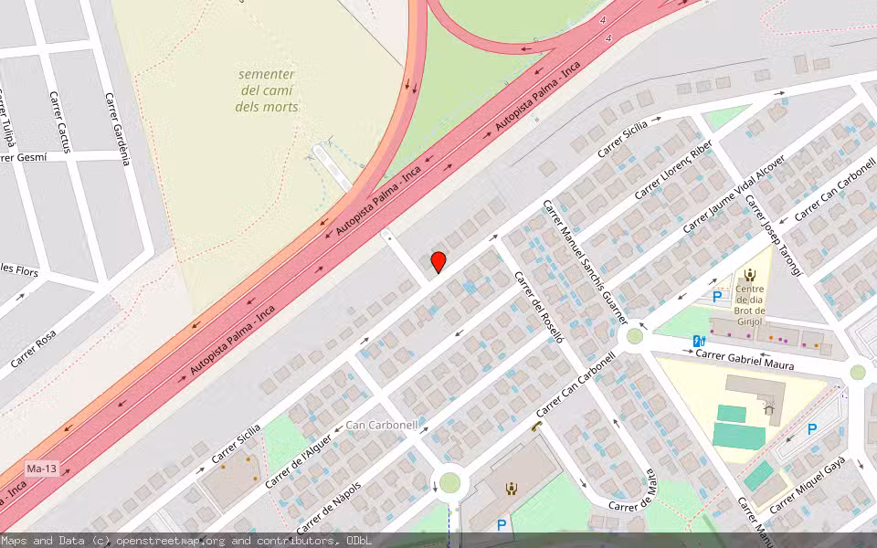 Mapa de Subasta Inmueble (Vivienda) en Marratxi, Illes Balears