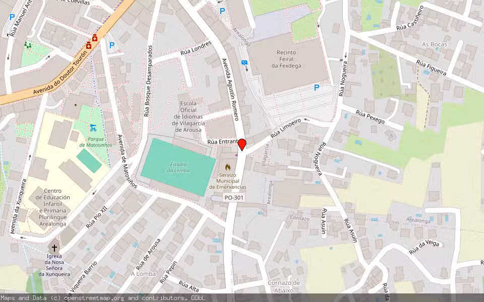 Mapa de Subasta Inmueble (Vivienda) en Villa Garcia De Arousa, Pontevedra