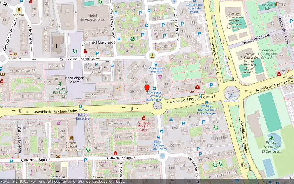 Mapa de Subasta Inmueble (Vivienda) en Leganes, Madrid