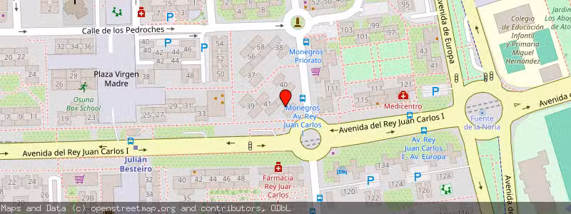 Mapa de Subasta de Inmueble (Vivienda) en Leganes, Madrid 