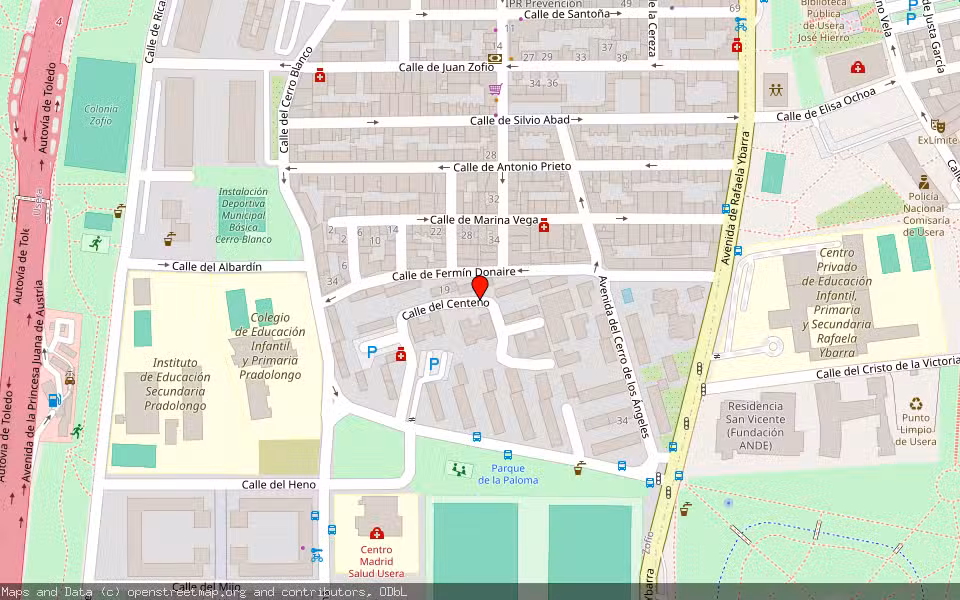 Mapa de Subasta Inmueble (Vivienda) en Madrid