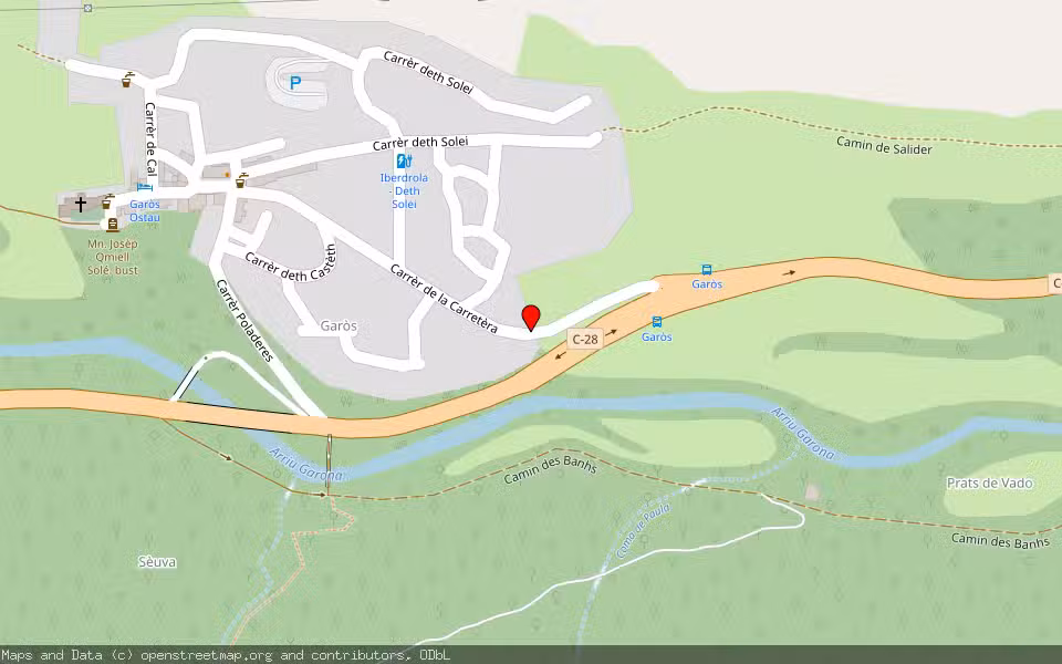 Mapa de Subasta Inmueble (Garaje) en Naut Aran, Lleida
