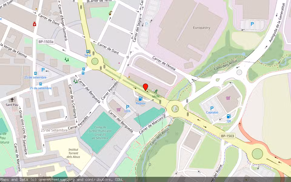 Mapa de Subasta Inmueble (Otros) en Rubi, Barcelona