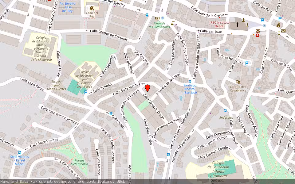 Mapa de Subasta Inmueble (Garaje) en Arganda, Madrid