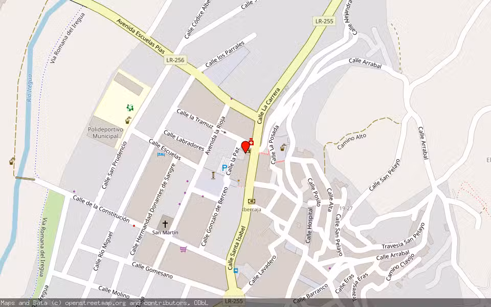 Mapa de Subasta Inmueble (Local comercial) en Albelda De Iregua, La Rioja