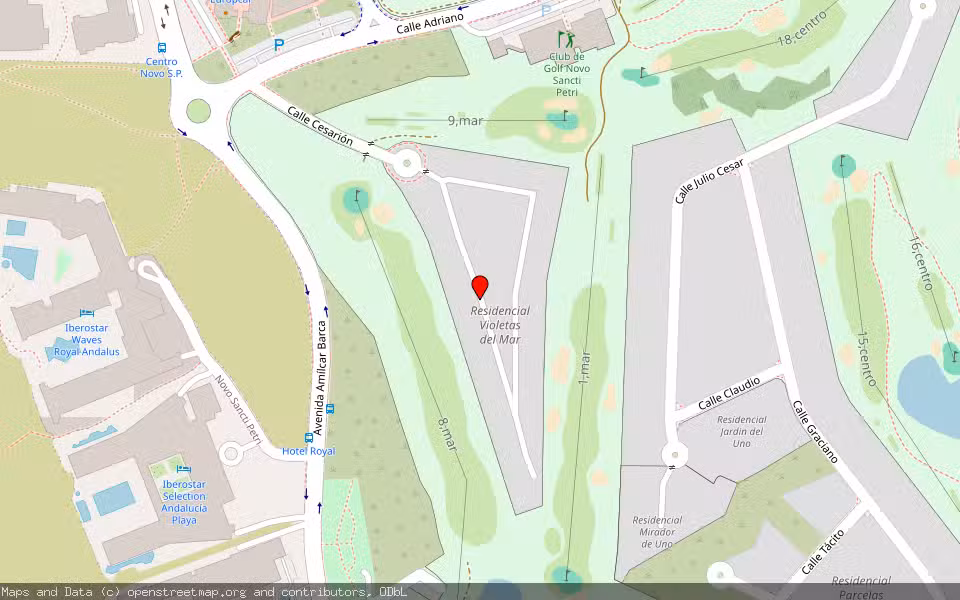 Mapa de Subasta Inmueble (Vivienda) en Chiclana De La Frontera, Cádiz