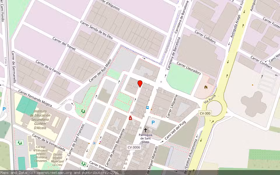 Mapa de Subasta Inmueble (Local comercial) en Pobla De Farnals, Valencia/València