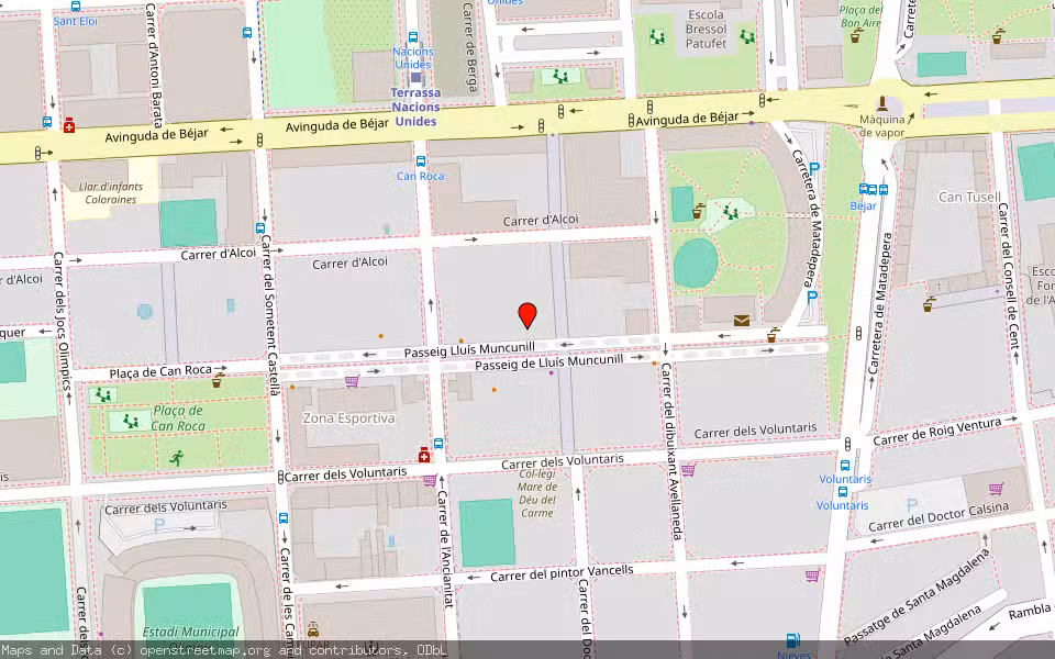 Mapa de Subasta Inmueble (Vivienda) en Terrassa, Barcelona