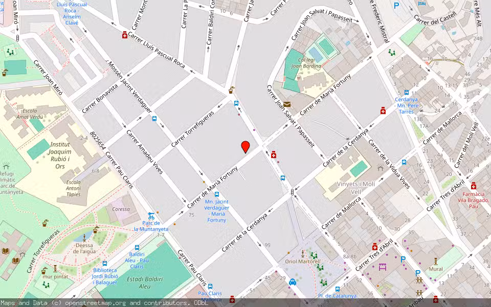 Mapa de Subasta Inmueble (Vivienda) en Sant Boi De Llobregat, Barcelona