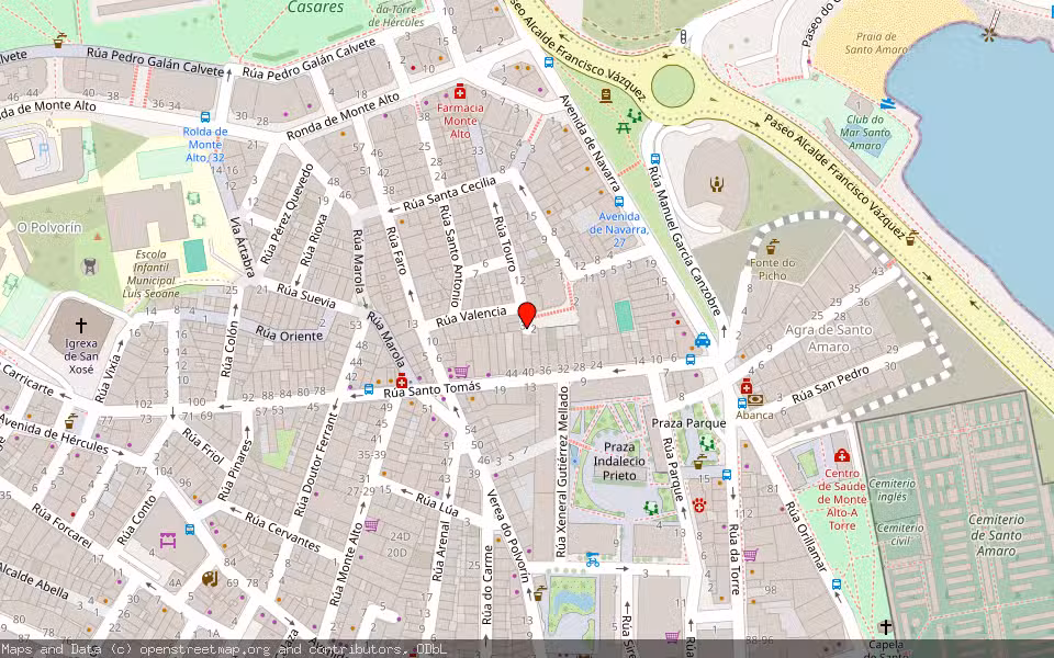 Mapa de Subasta Inmueble (Otros) en A Coruña