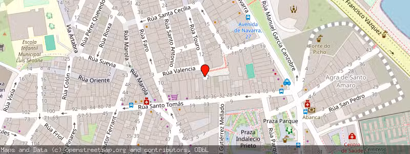 Mapa de Subasta de Inmueble (Otros) en A Coruña, La Coruña (A Coruña) 