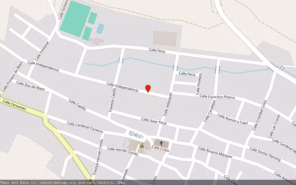 Mapa de Subasta Inmueble (Solar) en Chillon, Ciudad Real