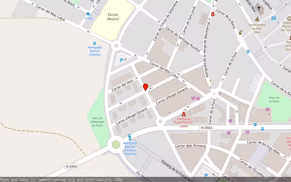 Mapa de Subasta Inmueble (Vivienda) en Vila-seca, Tarragona