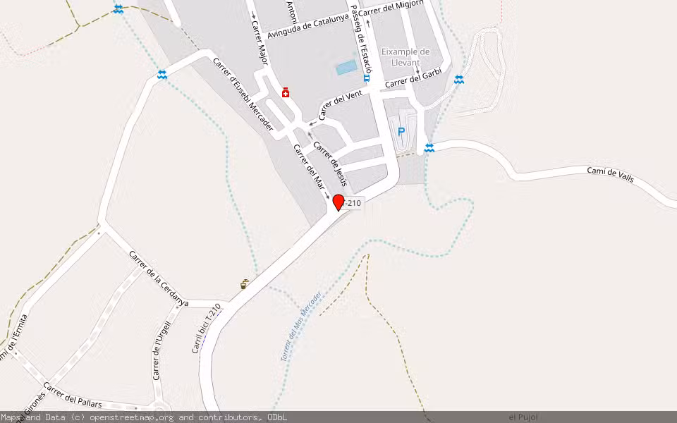 Mapa de Subasta Inmueble (Finca rústica) en La Pobla De Montornes, Tarragona