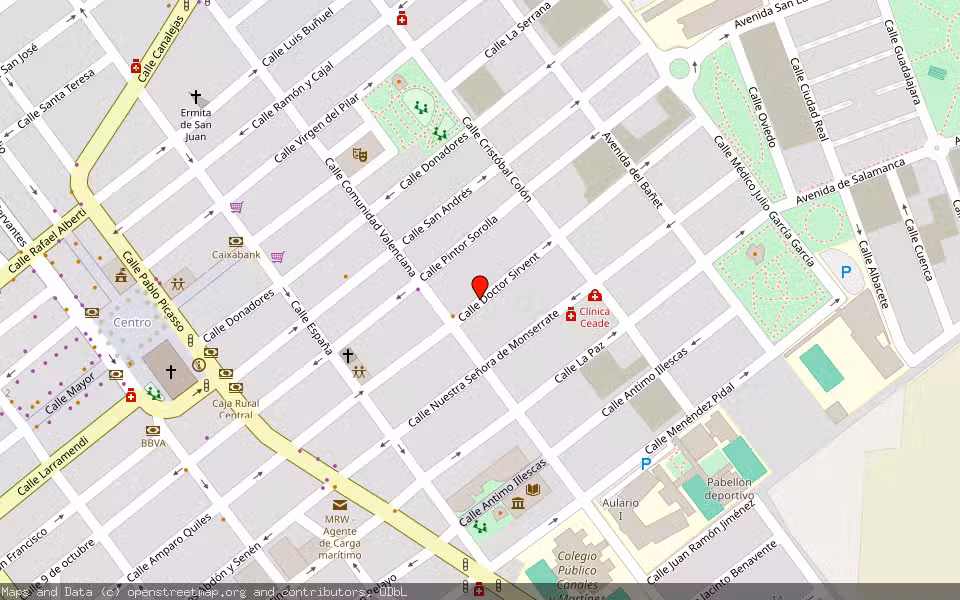 Mapa de Subasta Inmueble (Vivienda) en Almoradí, Alicante/Alacant
