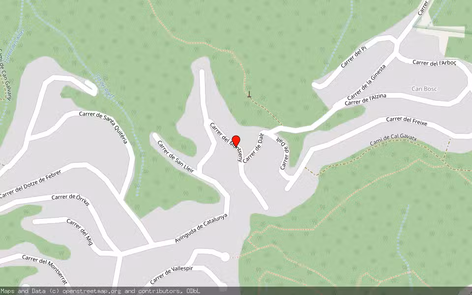 Mapa de Subasta Inmueble (Vivienda) en Vilanova Del Valles, Barcelona