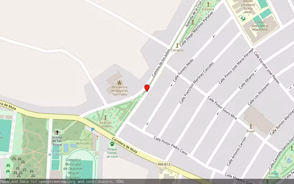 Mapa de Subasta Inmueble (Vivienda) en Ceutí, Murcia