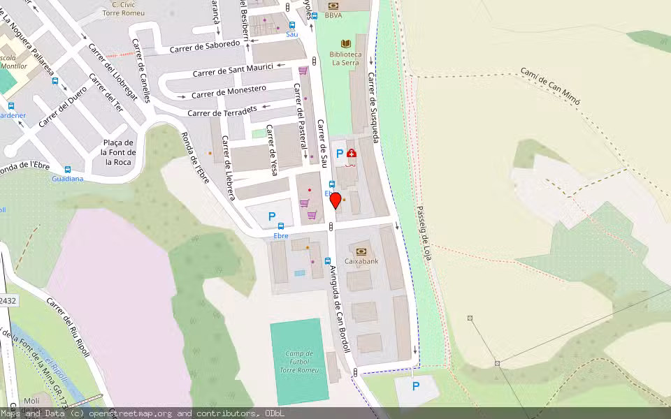 Mapa de Subasta Inmueble (Vivienda) en Sabadell, Barcelona