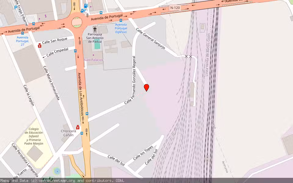 Mapa de Subasta Inmueble (Otros) en Armunia, León